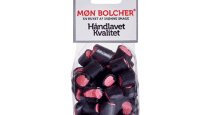 hindbær-lakrids-bolcher-klodsbundpose-møn-bolcher