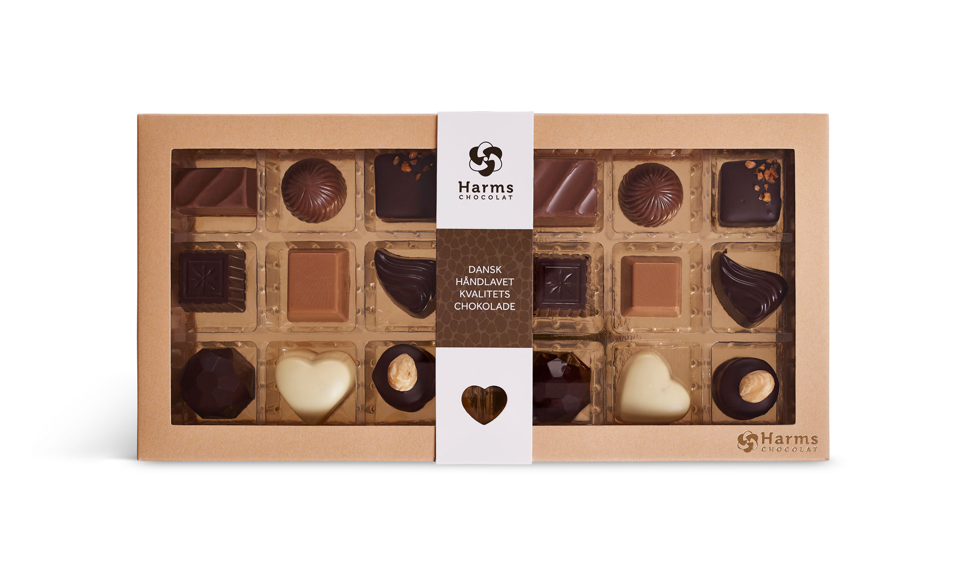 jævnt Kan ikke læse eller skrive Skriv en rapport Gaveæske med chokolade fra Harms Chocolat - Dansk produceret