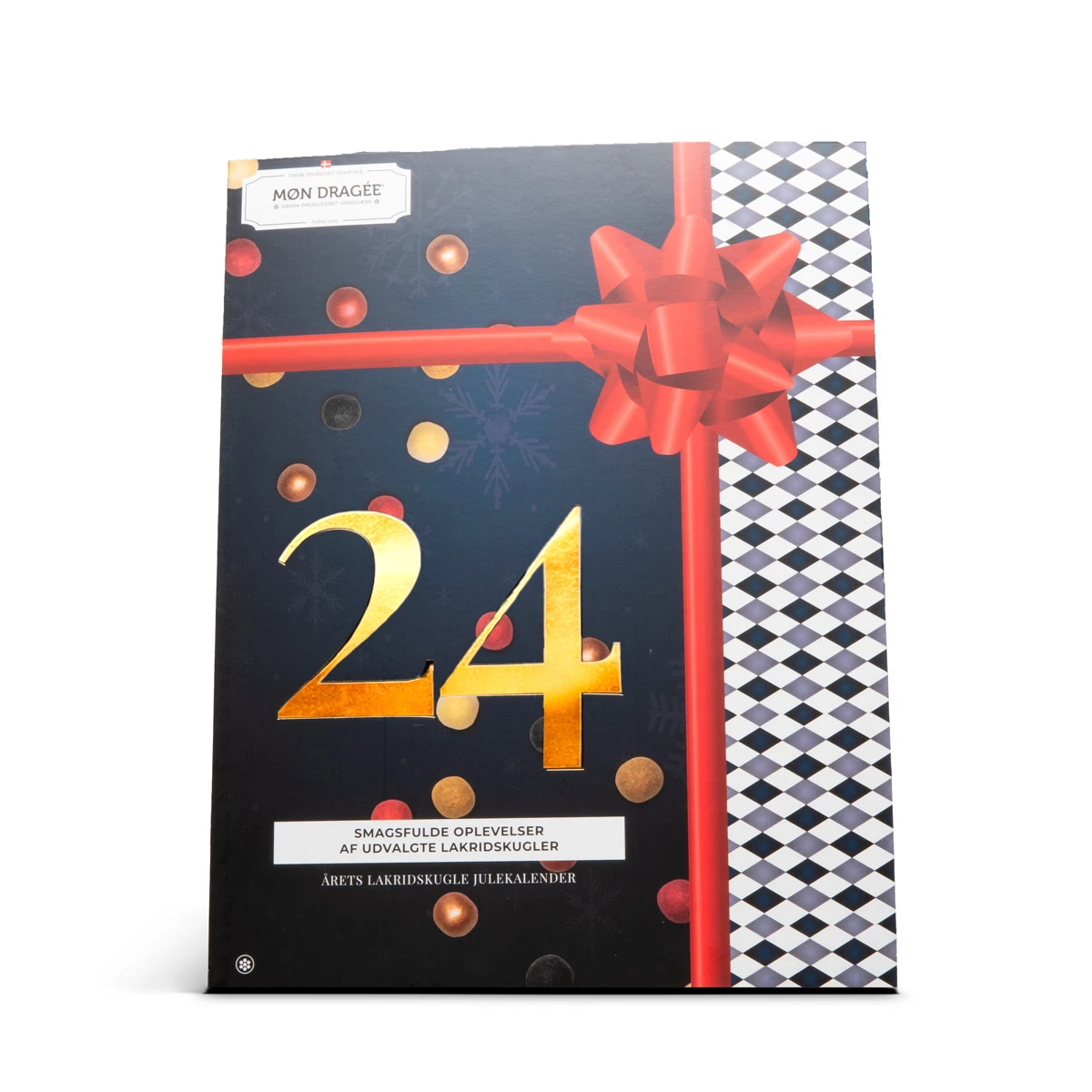 ÅRETS LAKRIDSKUGLE JULEKALENDER - MØN DRAGÉE - 310g